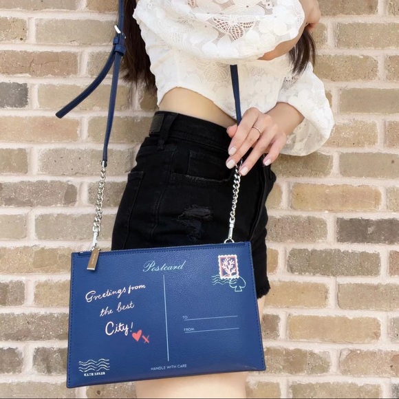 Kate Spade Postcard Double Zip Crossbody - Picture 2 of 7